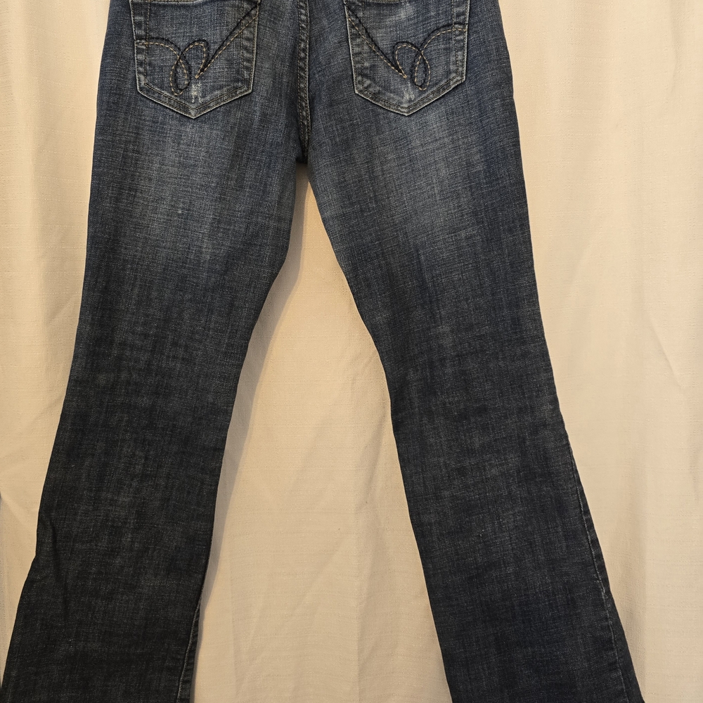 Y2K Vintage Refuge Low-rise Women's Blue Jeans Size 7 90s Denim Casual - Picture 6 of 7